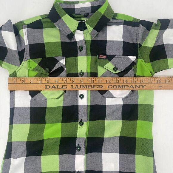 DIXXON DRAGULA FLANNEL Women’s Sz S NWOT - Picture 3 of 7